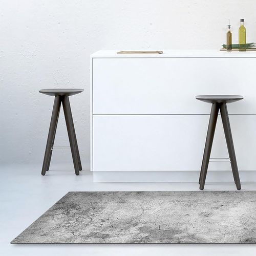 Eryi-Tapis De Cuisine Antidérapant Grunge 50x120 Tapis De Protection De Sol En Vinyle 100% Fabriqué En Italie, Avec Encre Non Toxique, Ignifuge Et Résistant À L'eau