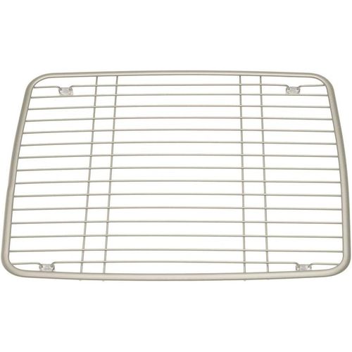 Eryi-Idesign Égouttoir À Vaisselle Axis Pour Évier, Petit Égouttoir À Vaisselle En Métal, Support En Métal Pour Évier, Argent Mat