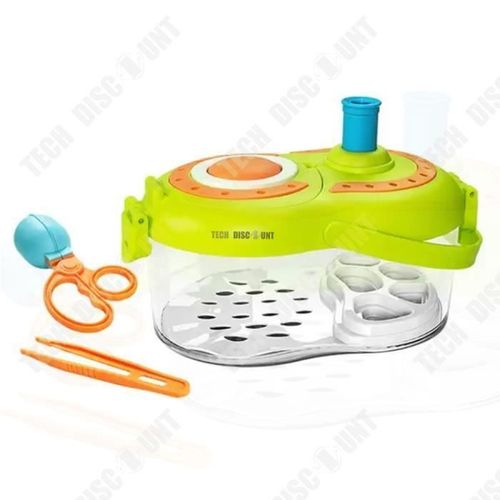 Td® Boîte D'alimentation Multifonctionnelle Insectes/Tortues Expérience Scientifique Jouets Pour Enfants Panorama À 360