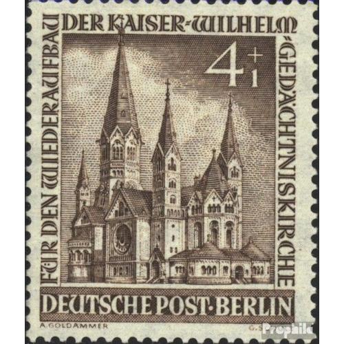 Berlin (Ouest) 106 Testés Oblitéré 1953 Gedächtniskirche