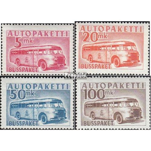 Finlande Ap6-Ap9 (Édition Complète) Neuf 1952 Autopaketmarken
