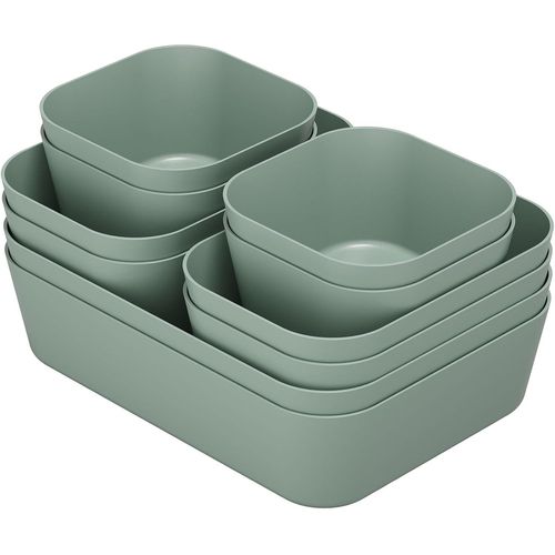 Eryi-Organisateur Tiroir, Antidérapant, 10 Pièces De 3 Tailles, Rangement Coiffeuse, Rangement Tiroir, Pour Le Maquillage, Le Bureau, La Salle De Bain Et La Cuisine.