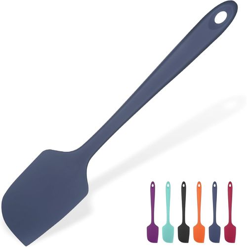 Eryi-Grande Spatule Silicone De 35.6cm: 315¿ Résistant À La Chaleur Maryse Grattoir Flexible Et Antiadhésif, Ustensile De Cuisine Pour La Cuisson Pour Mélanger Remuant Raclant (Bleu Nuit)