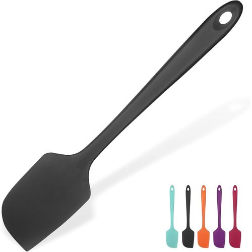 Eryi-Grande Spatule Silicone De 35.6cm: 315¿ Résistant À La Chaleur Maryse Grattoir Flexible Et Antiadhésif, Ustensile De Cuisine Pour La Cuisson Pour Mélanger Remuant Raclant (Noir)