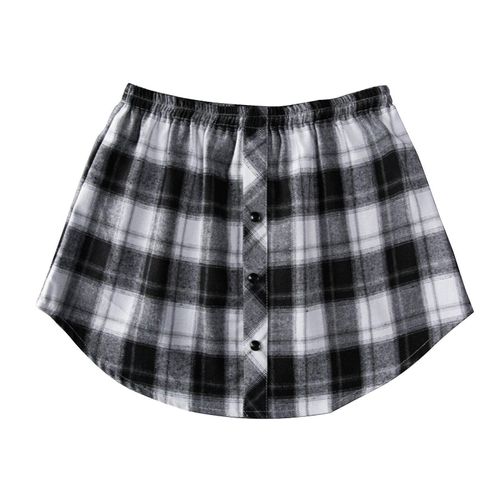 Fausses Chemises Pour Femmes, Ourlet Xl, Grille Blanche