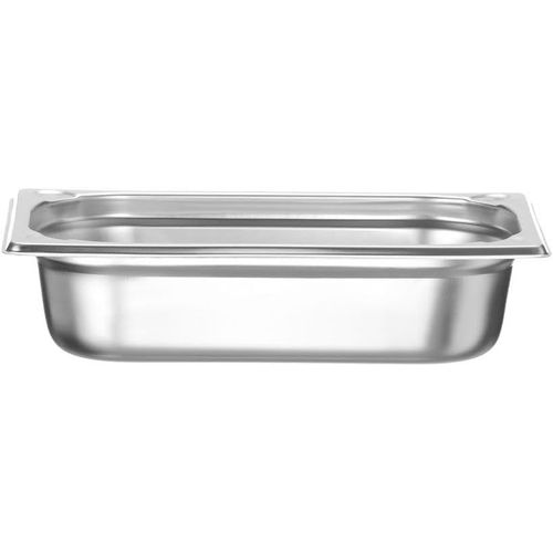 Eryi-Bac Gastronorme, Gn 1/4, Résistance Thermique -40 °C À 300 °C, Utilisable Dans Des Fours À Convection, Des Réfrigérateurs, Des Bain-Maries, Des Chafing Dishes, 1.8l, 265x162(H)65mm, Inox