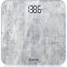 Eryi-Pèse-Personne Numérique Pour Poids Corporel, Balance De Bain Électronique Avec Capteurs De Haute Précision, Machine De Pesage Précise Pour Personnes, Affichage Led, Étape Sur (St/Lb/Kg), Béton,