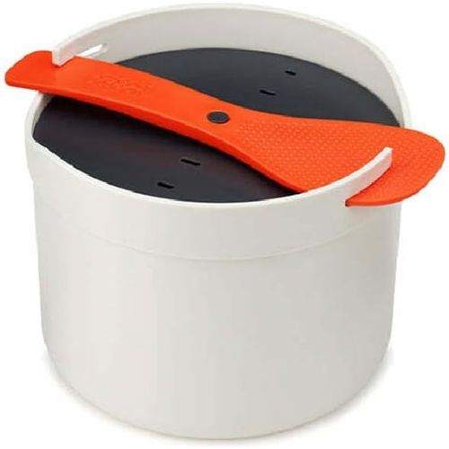 ERYI-- M Cuisine - Cuiseur À Riz Pour Micro-Ondes, Multifonction, Capacité 2 Litres, Avec Instructions De Cuisson, Pierre / Orange