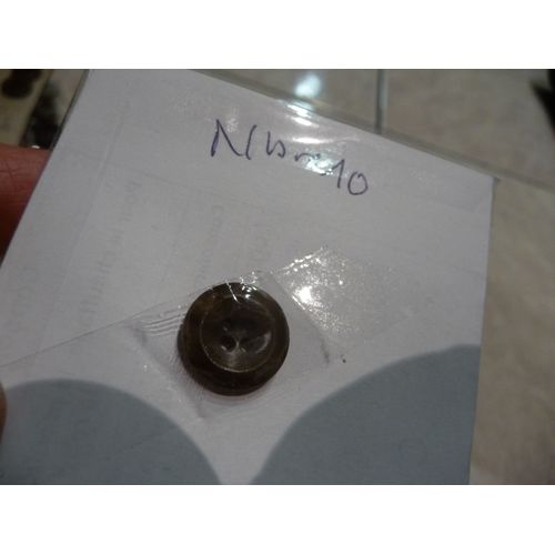 Lot T 10 Boutons Marron Chemise Diam 014