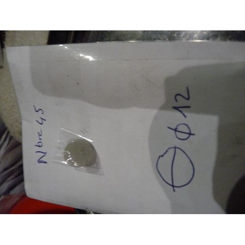 Lotx 9 Boutons Gris Queue Diam 012