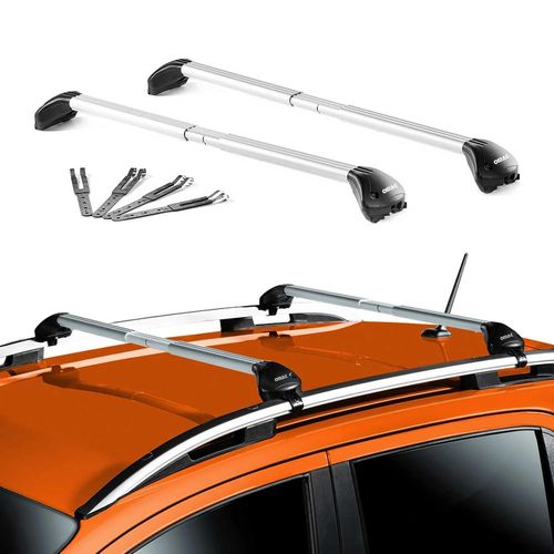 Barres De Toit Pour Citroen C3 Picasso 2009-2017 Gris Argenté 2 Pièces Abe