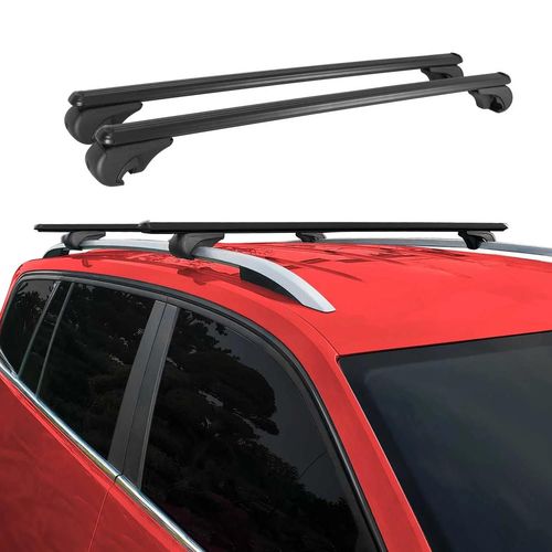 Barres De Toit Transversales Pour Citroen C3 Picasso 2009-2017 Aluminium Noir