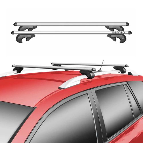 Barres De Toit Transversales Pour Citroen C3 Picasso 2008-17 90kg Alu Gris