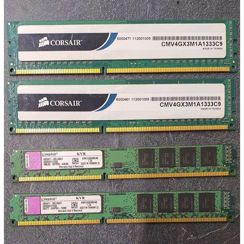 Kit DDR3 1333 Mhz 16 GB (4X4 GB)