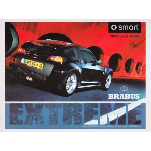 Carte Postale - Smart Eoadster-Coupé Bradus