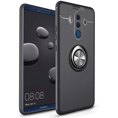 Coque Mate 10 Pro, Ultra Mince Pc 360 Degrés Anneau Béquille Support Rotatif Support De Voiture Magnétique Coque De Protection Mince Pour Huawei Mate 10 Pro