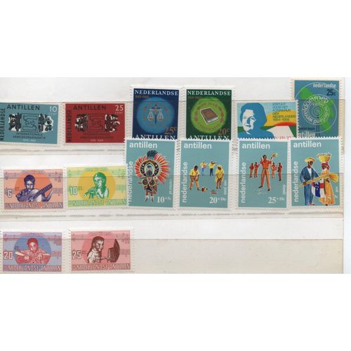 Antilles Néerlandaises Timbres Année Complète 1969