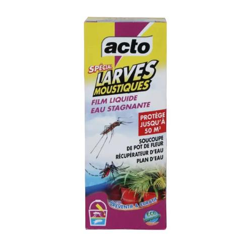 ACTO SPECIAL LARVES MOUSTIQUES 3361670320377 FILM LIQUIDE EAU STAGNANTE POT FLEUR JARDIN PISCINE MAISON ANTI NUISIBLE ANIMALERIE SOINS ANTI -MOUSTIQUES INSECTICIDE COMASOUND KARTEL CSK ONLINE