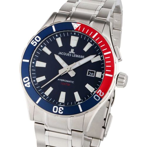 Mens Watch Jacques Lemans 1-2131e, Quartz, 42mm, 10atm