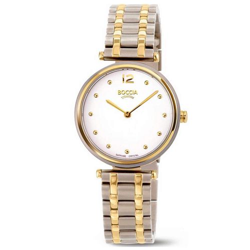 Ladies Watch Boccia 3349-03, Quartz, 30mm, 5atm