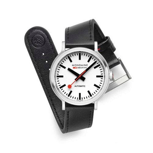 Mens Watch Mondaine Mst.4161b.Lbv, Quartz, 41mm, 3atm