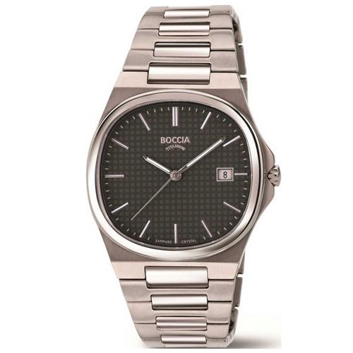 Mens Watch Boccia 3657-04, Quartz, 39mm, 5atm