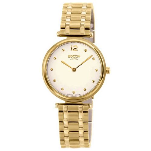 Ladies Watch Boccia 3349-04, Quartz, 30mm, 5atm