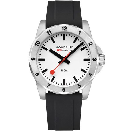Mens Watch Mondaine Msn.4211b.Rb, Quartz, 42mm, 10atm