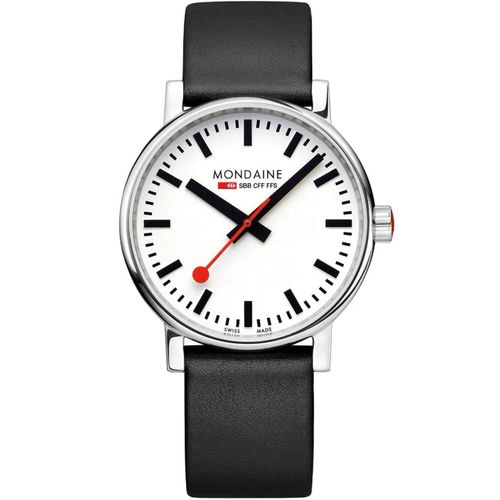 Mens Watch Mondaine Mse.40110.Lbv, Quartz, 40mm, 3atm