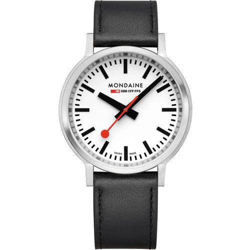 Mens Watch Mondaine Mst.4101b.Lbv.2se, Quartz, 41mm, 3atm