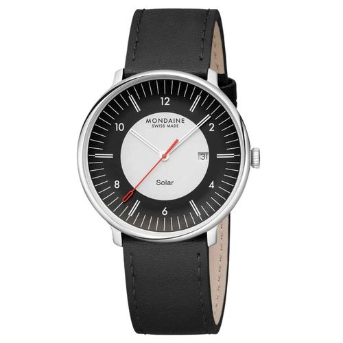 Mens Watch Mondaine Mle.41920.Lbv, Quartz, 41mm, 5atm