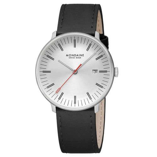 Mens Watch Mondaine Mle.41210.Lbv, Quartz, 41mm, 5atm