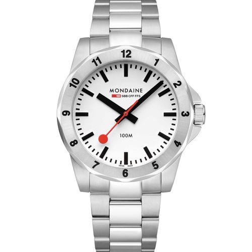 Mens Watch Mondaine Msn.4211b.Sk, Quartz, 42mm, 10atm