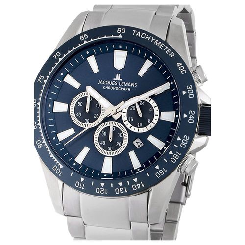 Mens Watch Jacques Lemans 1-2140f, Quartz, 48mm, 10atm