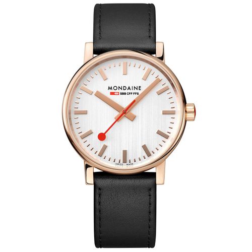Mens Watch Mondaine Mse.40112.Lb, Quartz, 40mm, 3atm