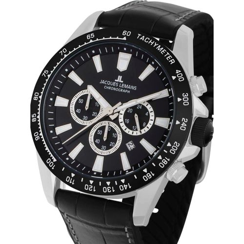 Mens Watch Jacques Lemans 1-2140a, Quartz, 48mm, 10atm