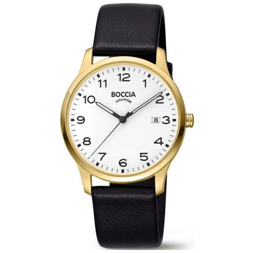 Mens Watch Boccia 3620-08, Quartz, 39mm, 5atm