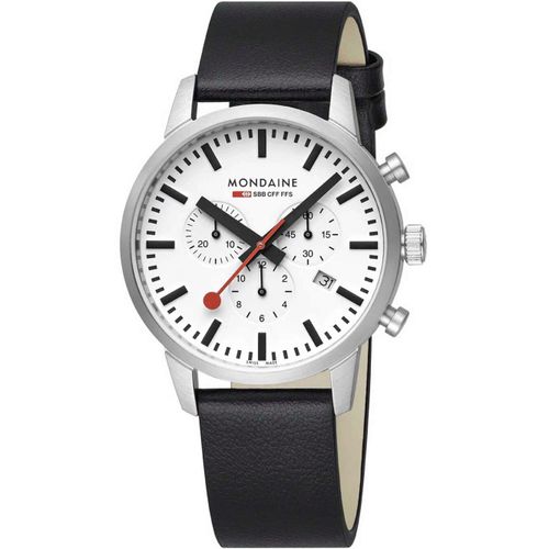 Mens Watch Mondaine Msd.41411.Lbv, Quartz, 41mm, 5atm