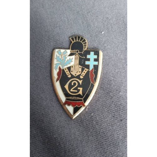 Insigne 2 Ème Régiment De Génie Drago Sans Attache
