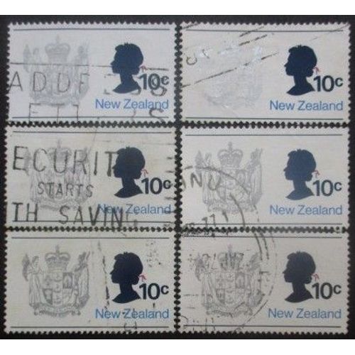 Nouvelle-Zelande N°519 X 6 Oblitéré
