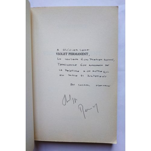 Philippe Renonçay Violet Permanent Avec Un Envoi Autographe Signé 1992 Calmann-Lévy