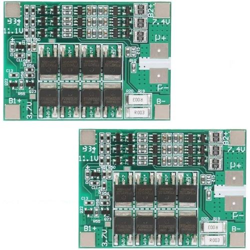 KGABERY-2 Pièces Carte De Protection De Batterie 3S 12V 40A Carte De Protection De Chargeur De Batterie Au Lithium Carte Bms Avec Charge D'Équilibre
