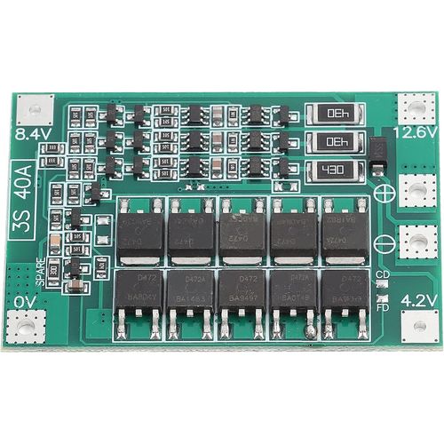KGABERY-3S 12V 40A Chargeur De Batterie Au Lithium Carte De Protection Carte Pcb Avec D'Équilibre