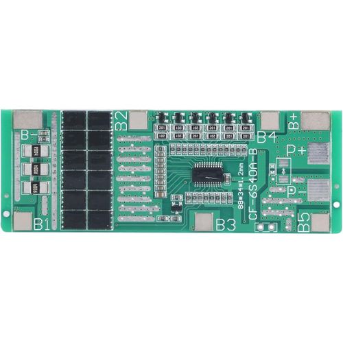 KGABERY-Carte De Protection De Batterie Au Lithium 6S 40A Carte De Protection De Cellule De Batterie Éclairage Solaire Avec Balance Pour Batteries Au Lithium Avec Une Tension Nominale