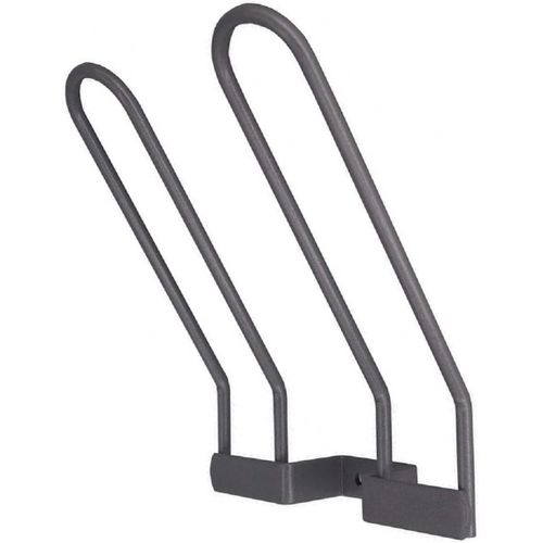 Kgabery-Étagère À Chaussures Pour 1 Paire De Chaussures,Largeur 130 Mm,Fil D'acier,Revêtement,Gris Ral 9006,Lot De 3