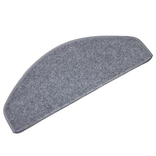 Tapis D'escalier Autocollants, Tapis Antidérapants, Polypropylène Résistant, Lot De 15, Couleur : Gris, Dimensions : 24 X 65 Cm