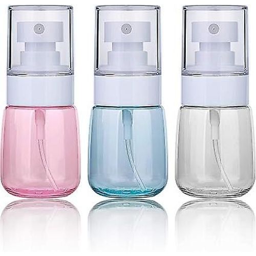 Vaporisateur de brume, flacon vaporisateur de voyage en plastique transparent réutilisable pour lotion de soin, maquillage, parfum, cosmétiques (30 ml)