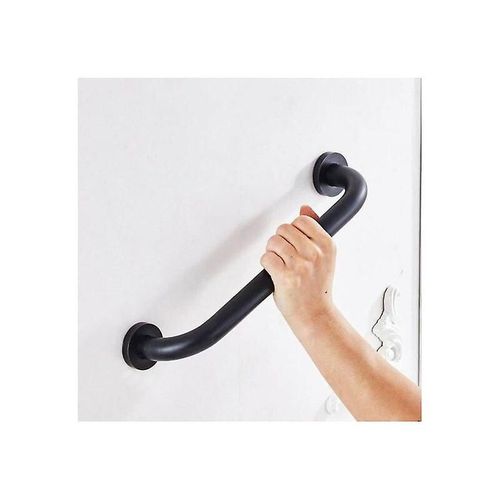 Barre d'appui de sécurité pour baignoire, toilettes, douche, pour enfants, femmes et personnes âgées, 40 cm, noire