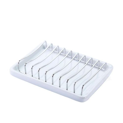 Porte-savon/éponge drainant en acier inoxydable pour douche, baignoire, évier de cuisine, etc.