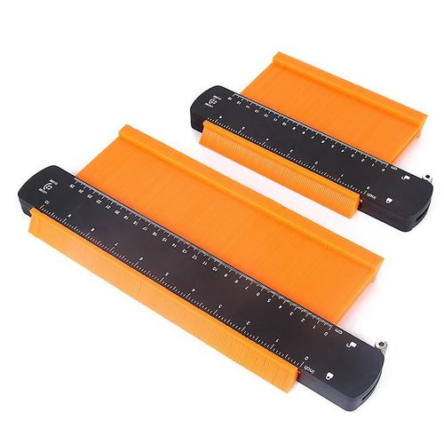 Jauge de contour, 2 pièces verrouillables de 25 cm et 15 cm, copieur de contour avec verrouillage réglable, copieur de forme de marquage pour une mesure de précision